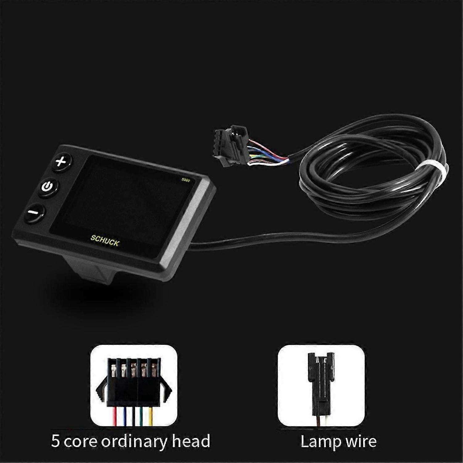 Electric Bicycle Kit with 3 Mode Sinewave Controller 36V 48V 40A with S869 LCD Display and Thumb Throttle for Ebike