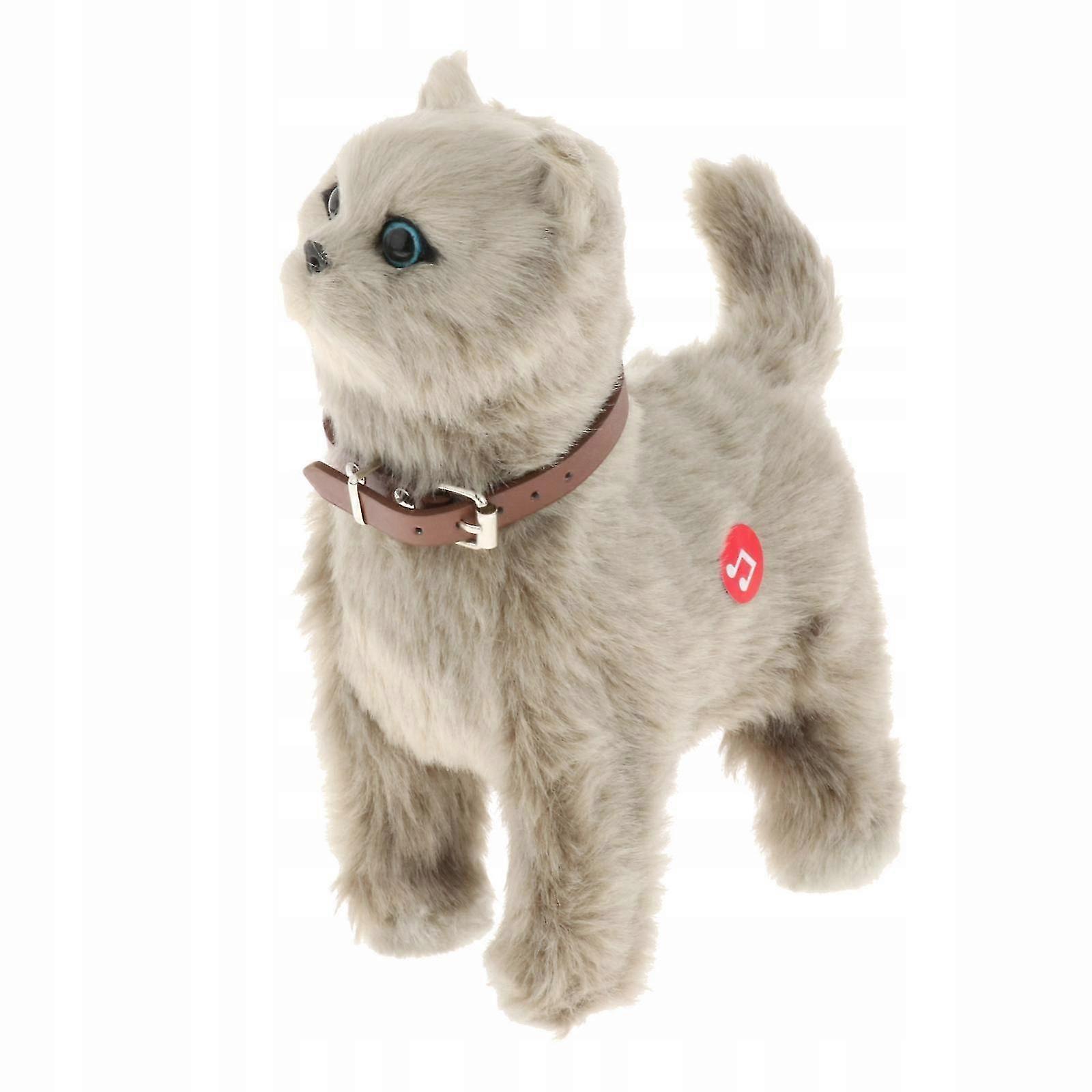 Chaton électronique en peluche interactif sur