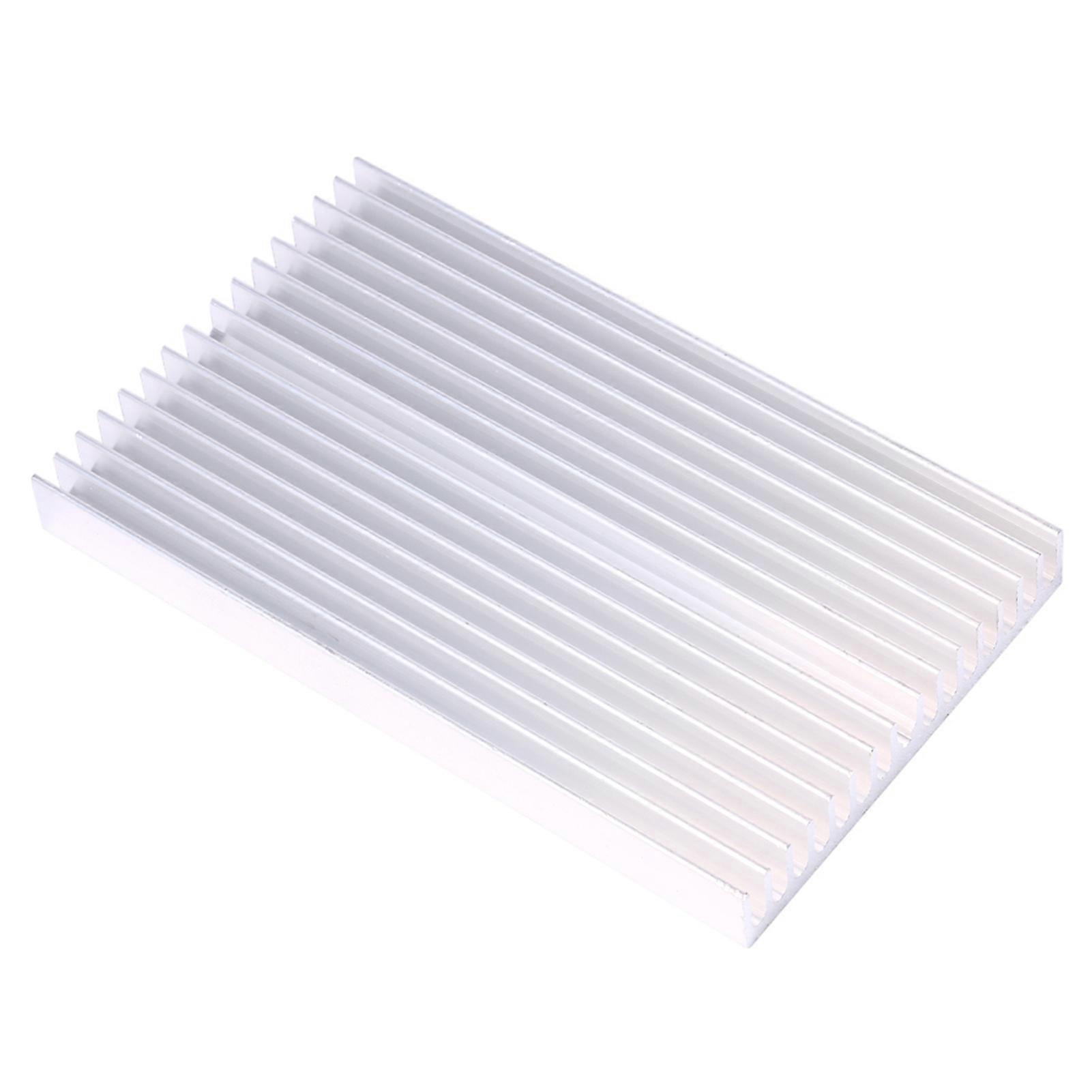 100 x 60 x 10mm Aluminum Heat Sink Chip for LED Power Transistor IC