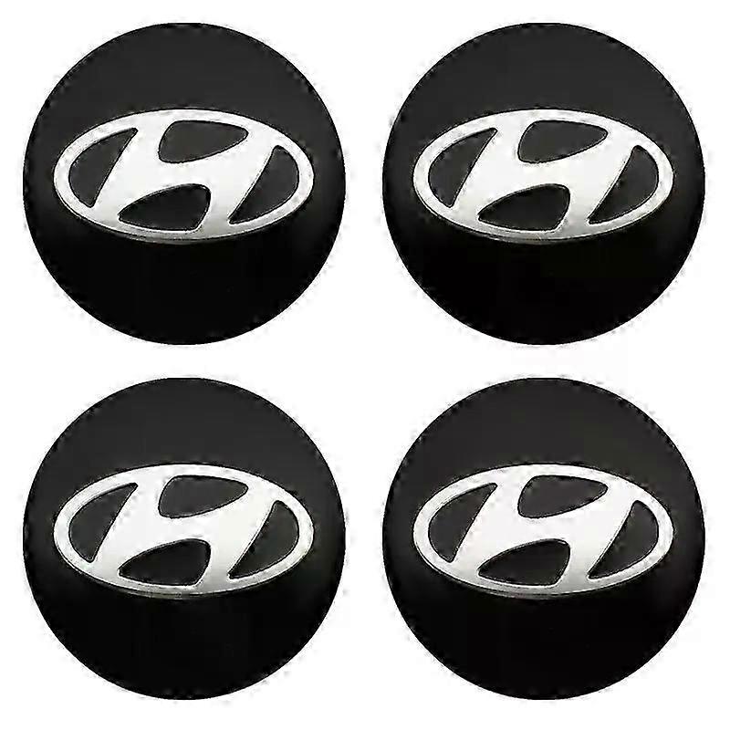4pcs κεντρικά αυτοκόλλητα εμβλημάτων Hubcaps ροδών αυτοκινήτων κατάλληλα για Hyundai I10 I20 I30 I40 Azera Accent Creta Elantra Fe Getz Tucson αξεσουάρ