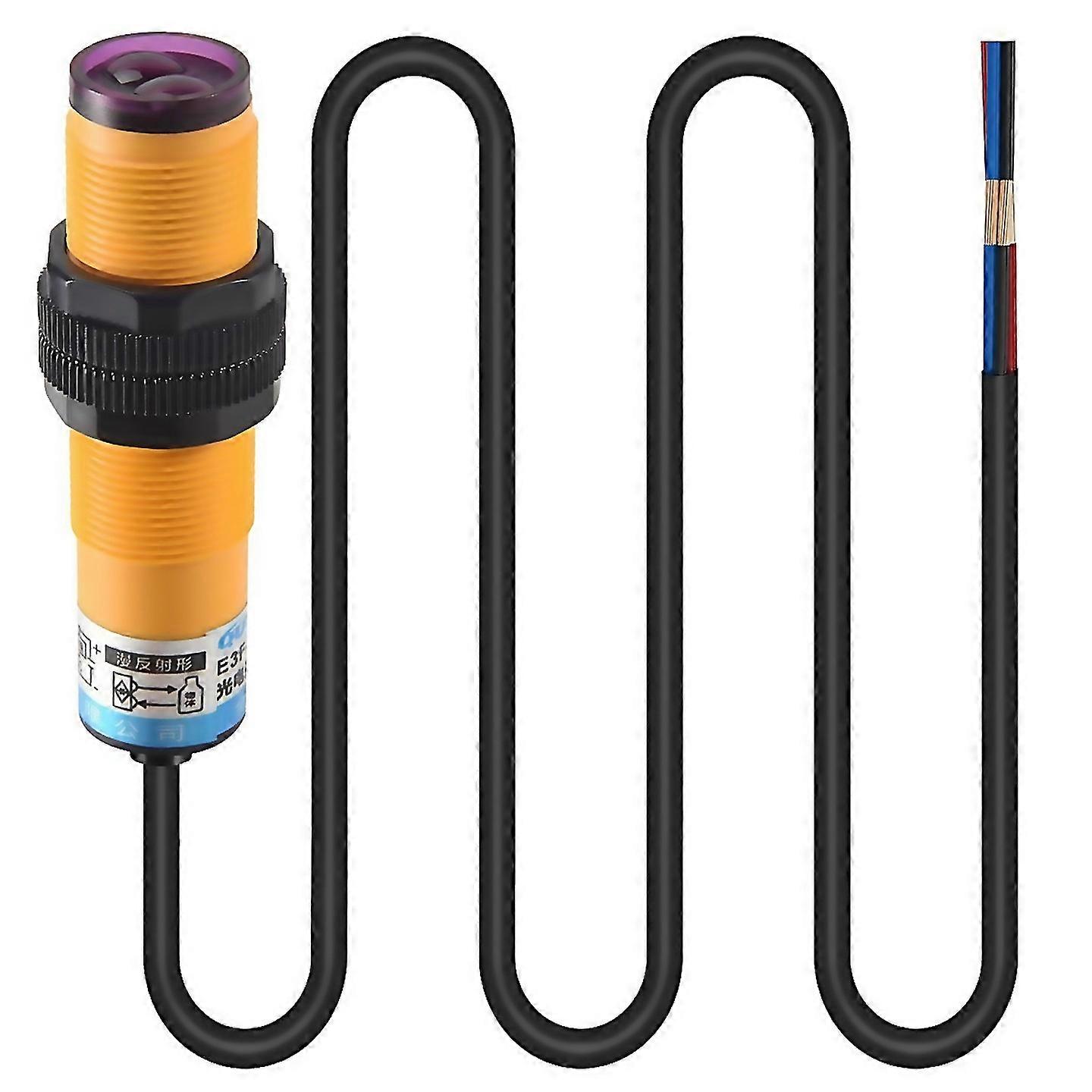 For Dc 3 Wire 636v Pnp Ir Photoelectric Sensor Switch 30cm E18b03p1