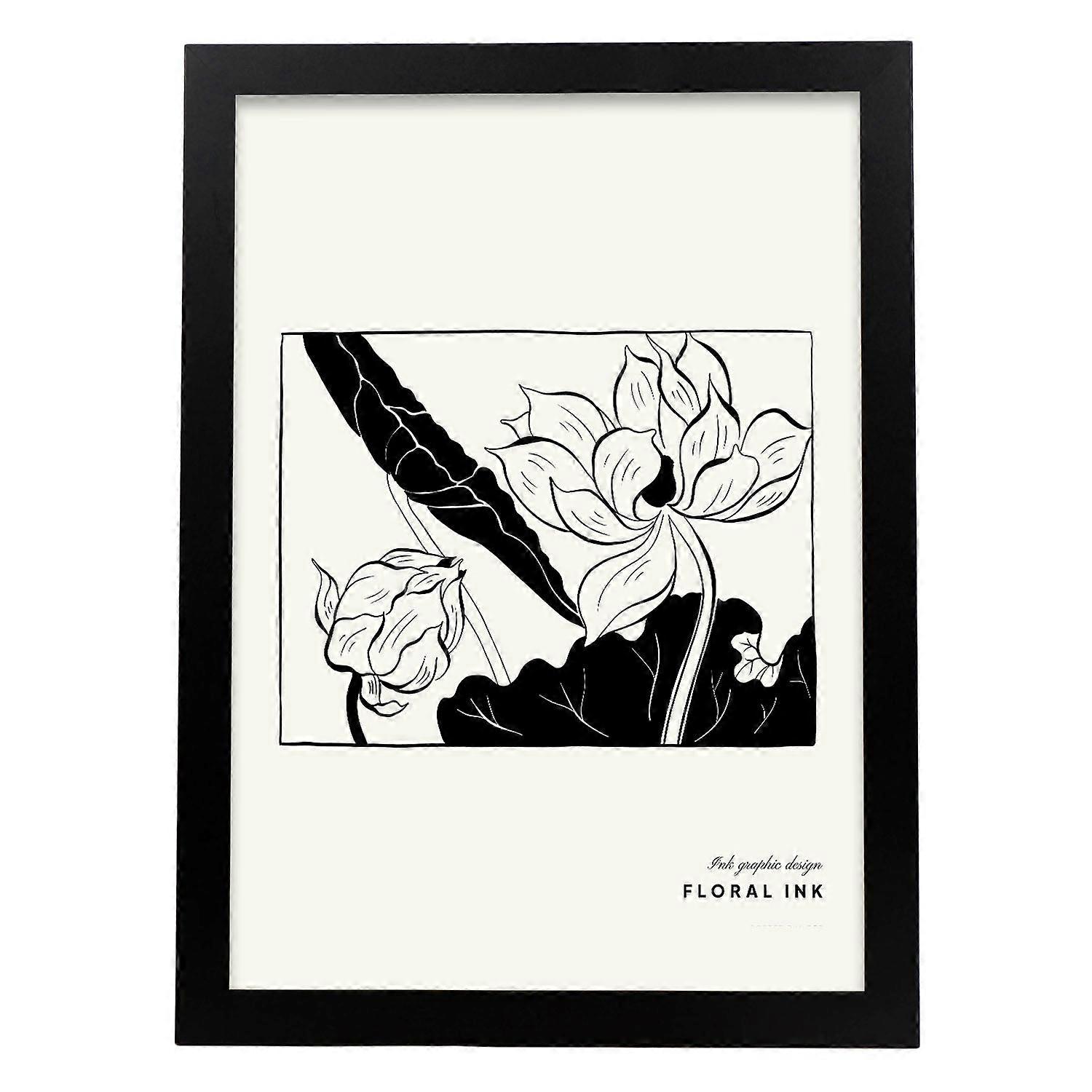 Cartel De Lotus Florecido