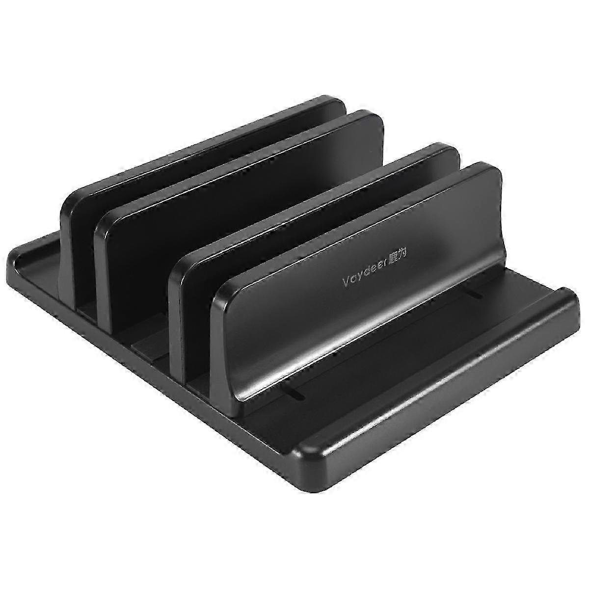 Laptop Stand Vertical Computer Stand Vertical Desktop Stand Space-Saving Desktop Storage Rack Desktop Stand (3 Slots)