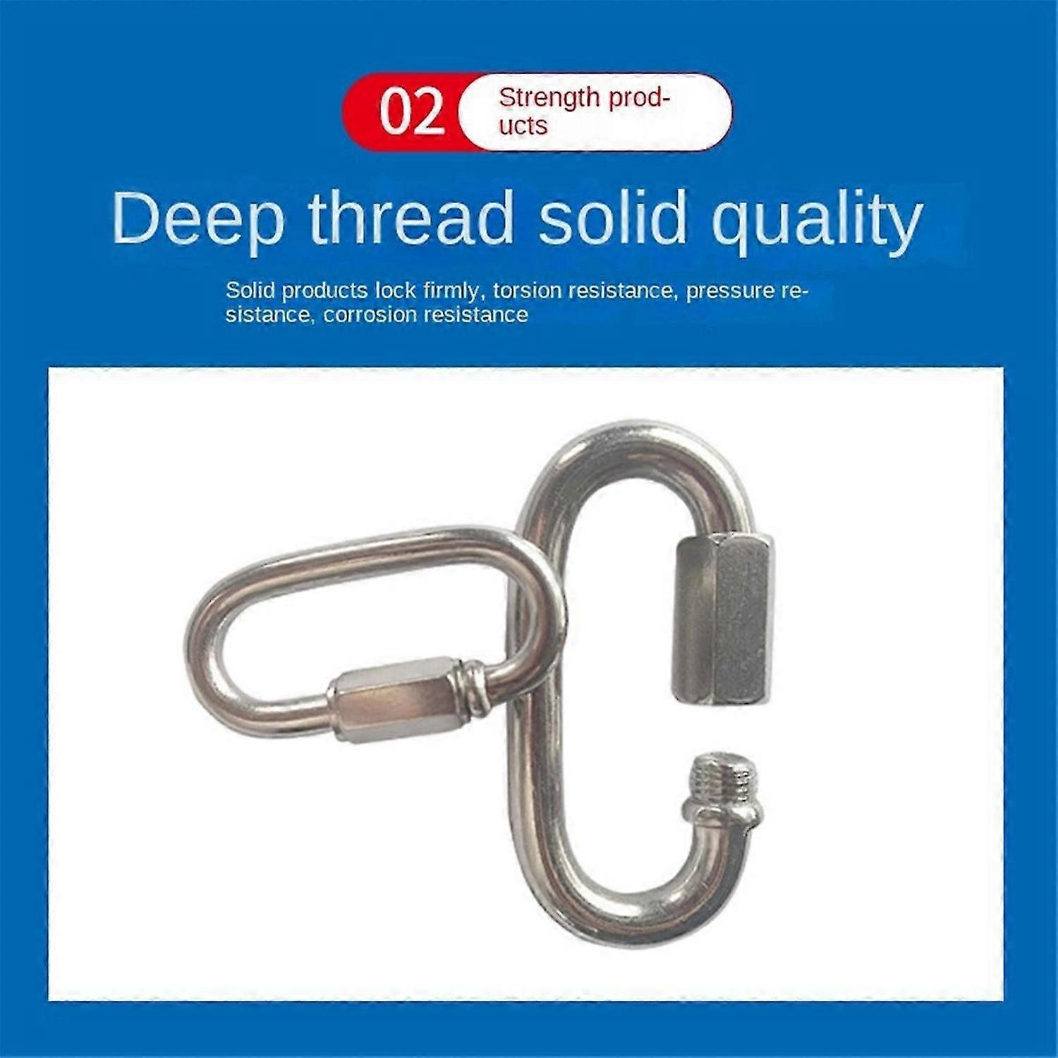 304 Stainless Steel Connecting Ring, Quick Chain Connecting Ring,M3.5