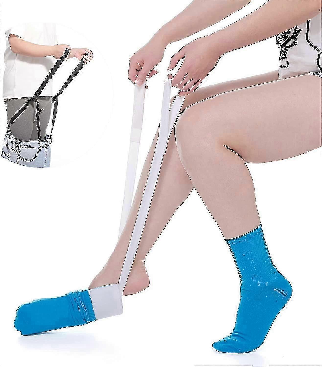 Sock Aid Tool and Pants Assist for Elderly, Disabled,Pregnant, Diabetics - Pulling Assist Device - Socks Helper