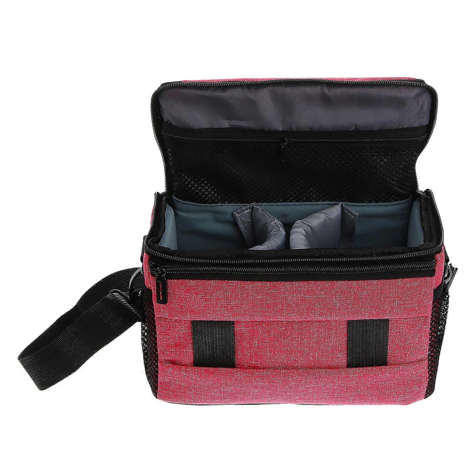 Canvas Camera Bag Handbag for Protection and Storage 1 Piece Pink