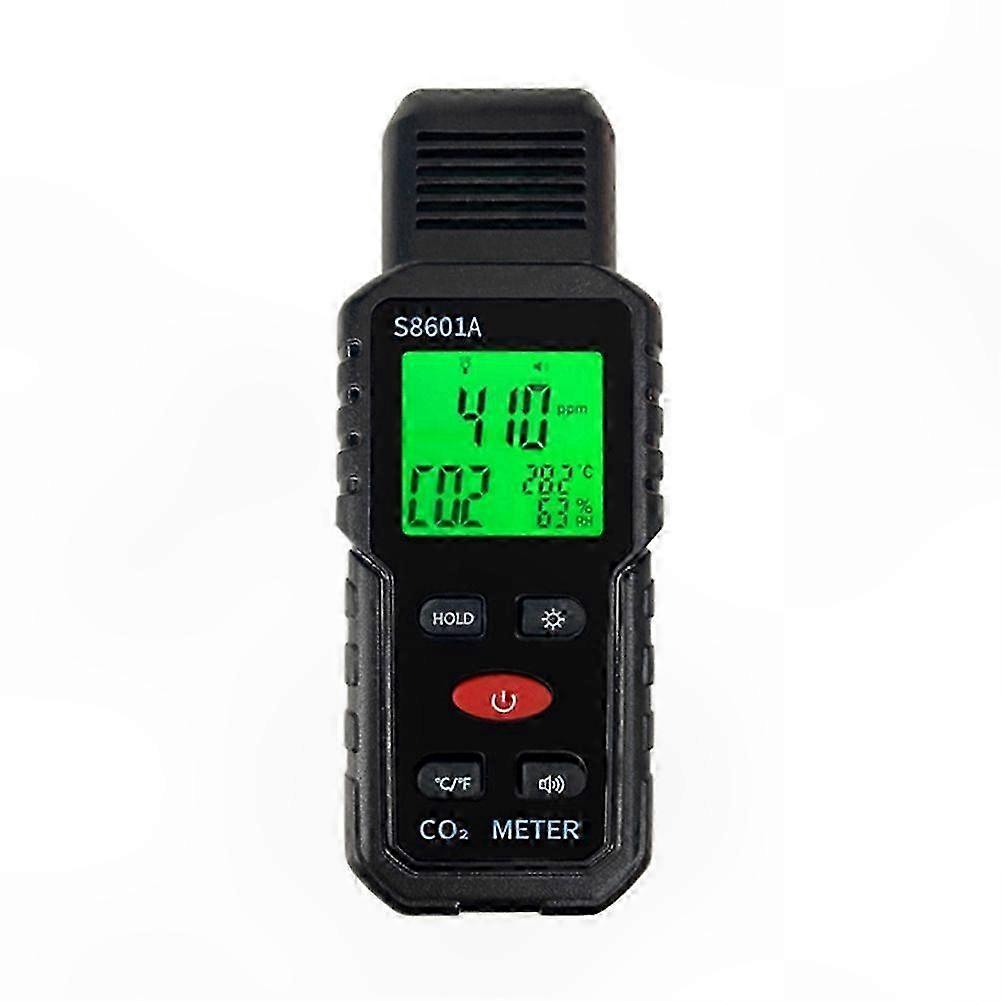 Portable 3-in-1 Air Quality Detector for Carbon Dioxide Monitoring, Handheld CO2 Meter with 5000ppm Measurement Range