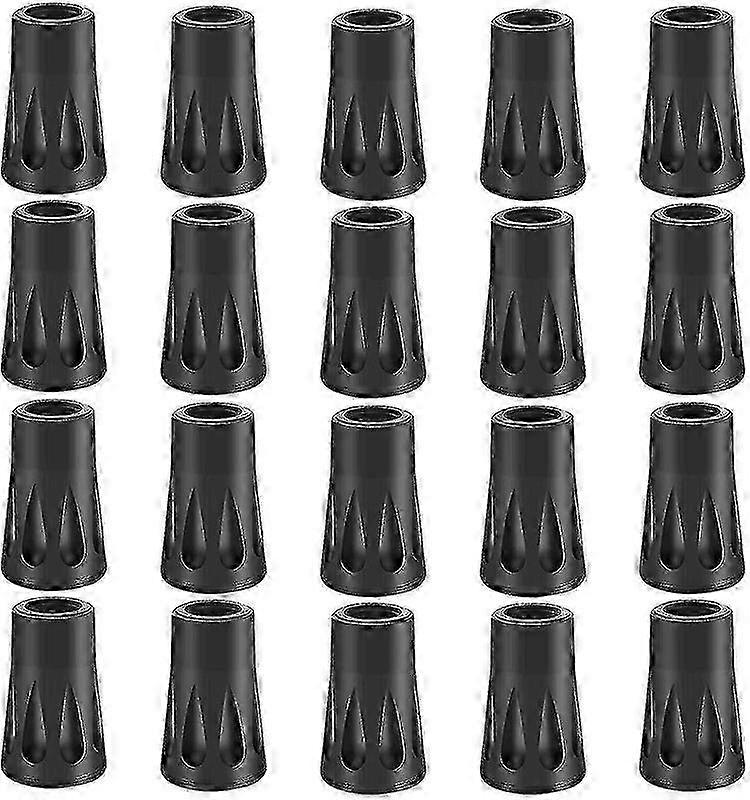 20 X Rubber Buffer Set Hiking Poles Rubber Buffer Nordic Walking Pads 2025