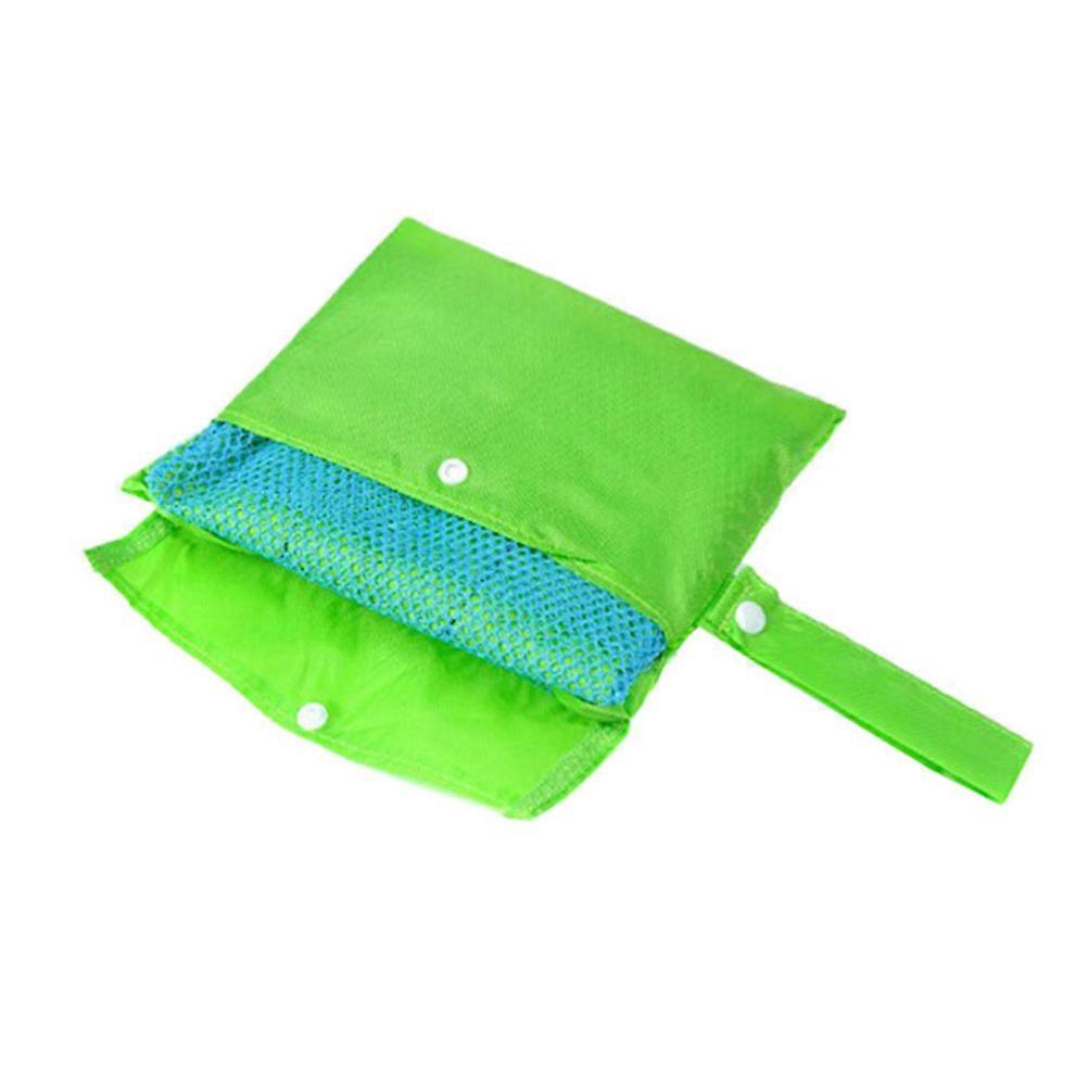 Beach Toy Container Mesh Tote Bag for Storage 2Pcs Foldable Sand Toy Pouches