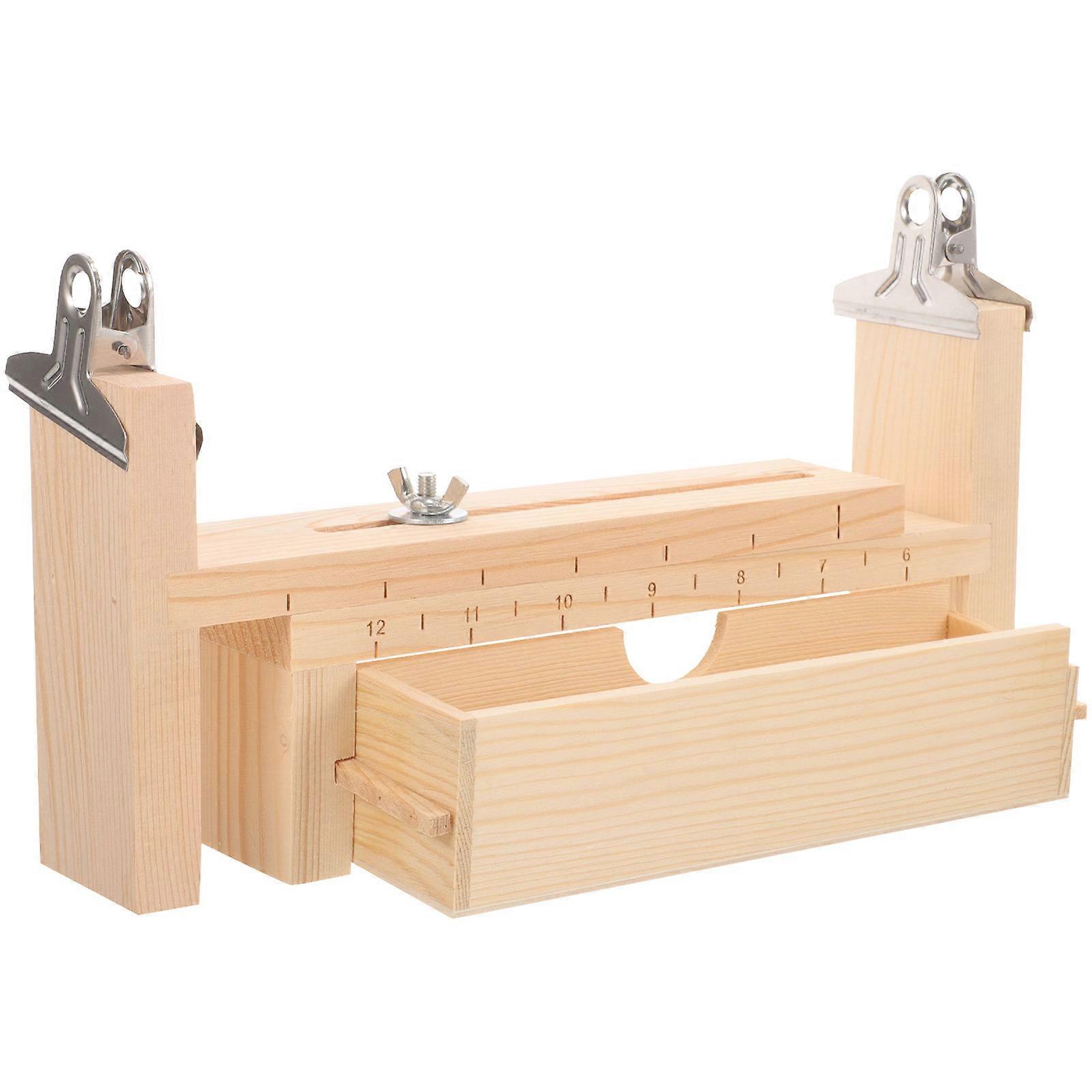 Wooden Lanyards Weaving Tool Bracelet Maker for 4Sets Use