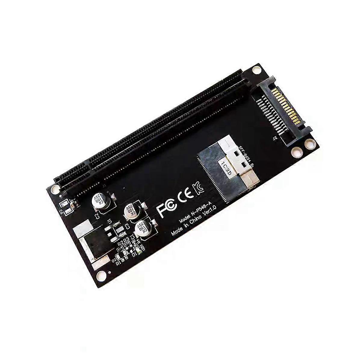 SFF-8654 8i to PCIe 4.0 X16 External Graphics Card Adapter for Mainboard DIY Computers Accessories