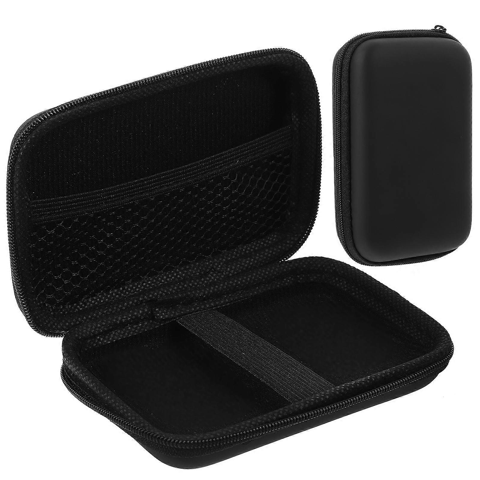 Wireless Microphone Case Mic Holders for Storage Use 2Pcs Portable Eva Pouches