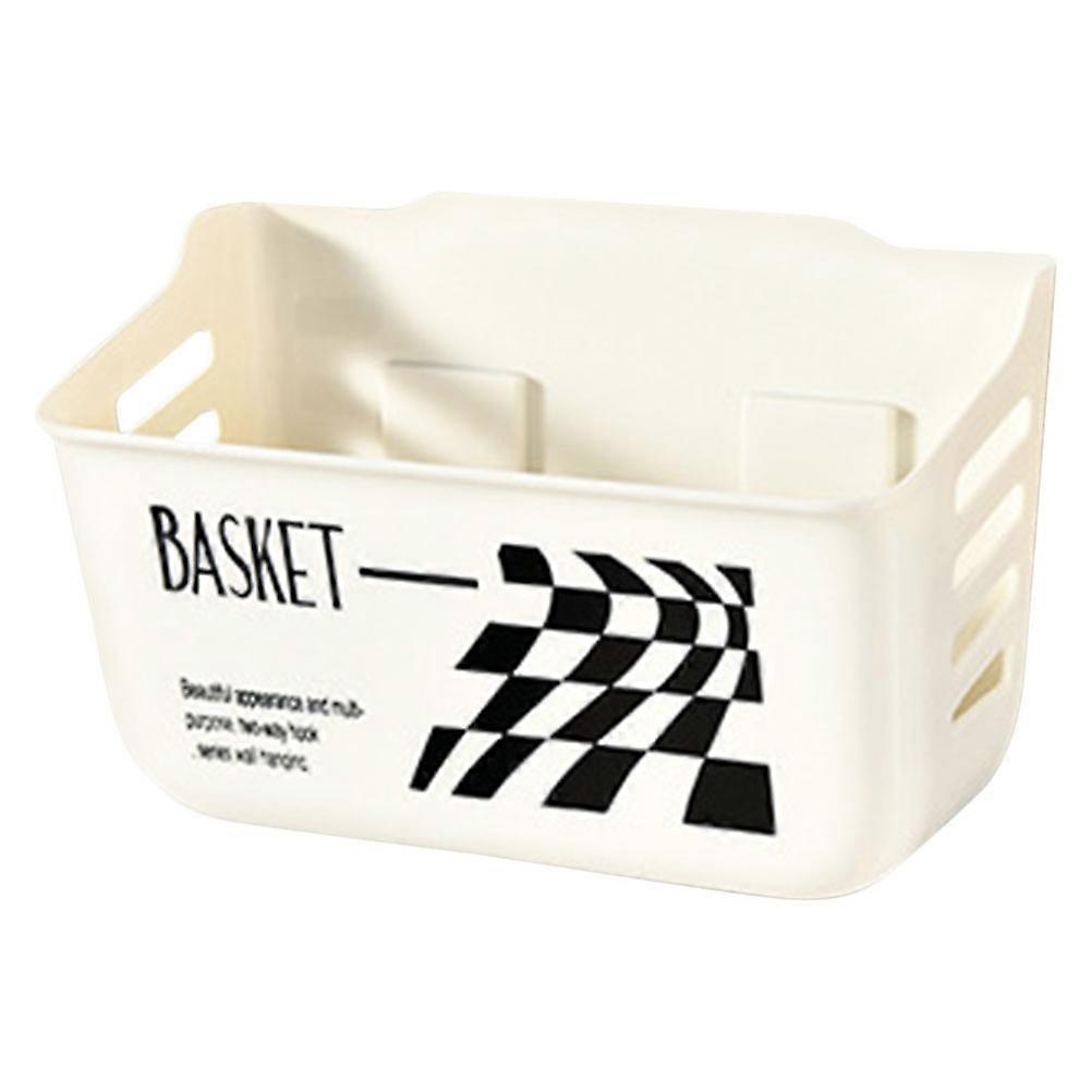 Stackable Storage Baskets 2Pcs Organizer For Dorm Bathroom Wall Hanging Efficient Usage
