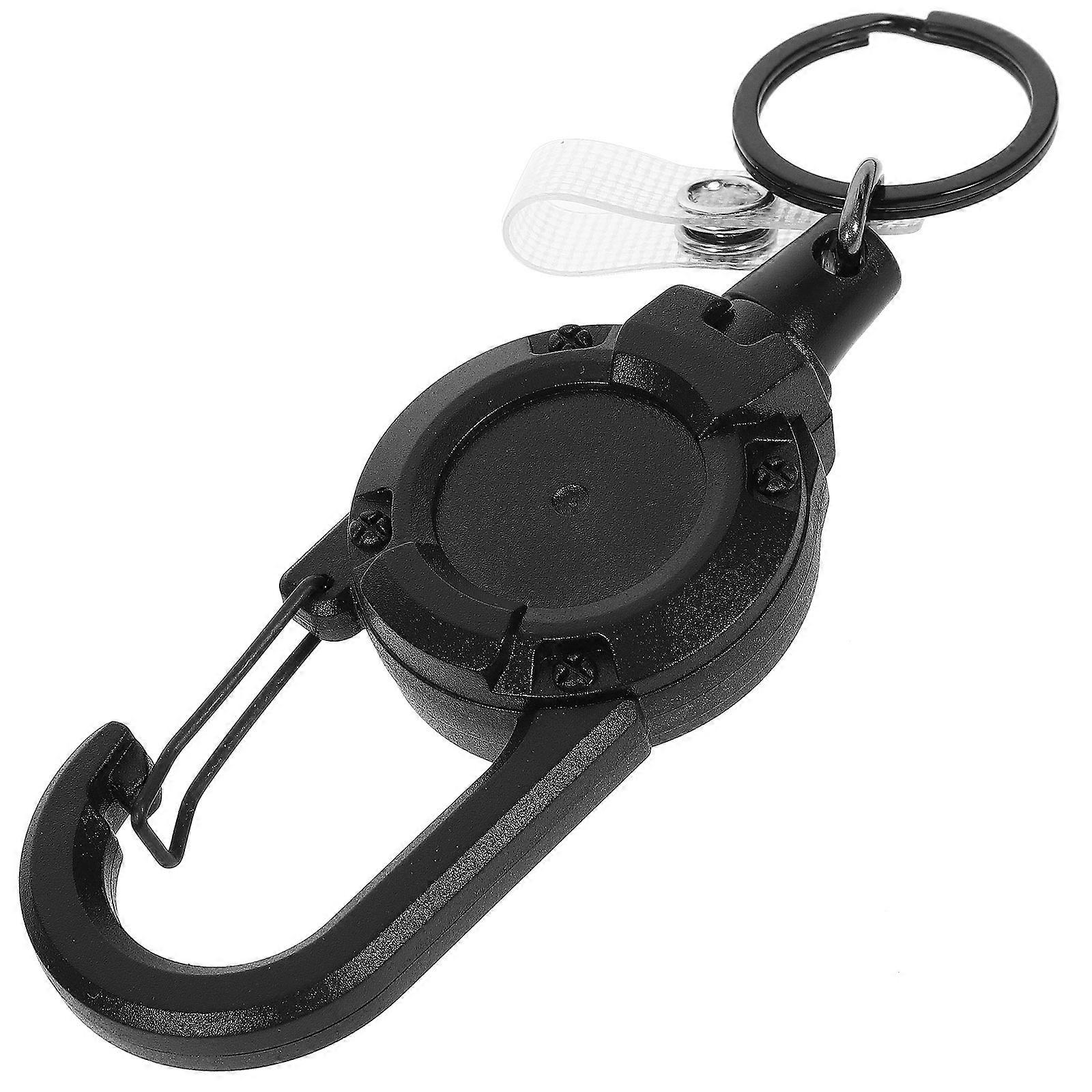Outdoor Backpack Hanging Buckle Retractable Keychain for Holding Keys 4Pcs