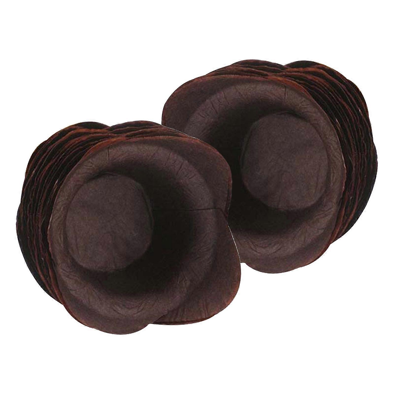 Greaseproof Lotus Style Baking Cups 100Pcs Muffin Liners For Bakeries Celebratory Feasts 5X5X7CM Coffee
