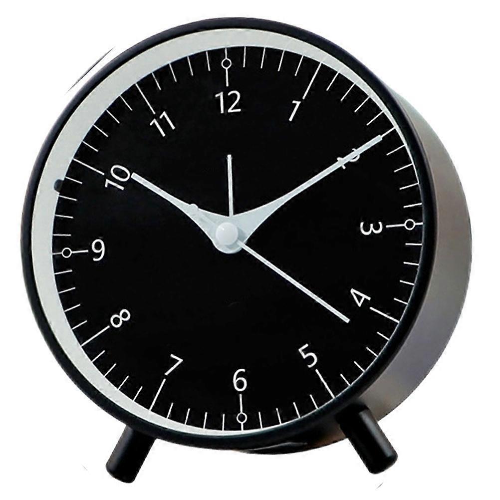 Kids Alarm Clock Black for Children Wake Up 2Pcs with Night Light
