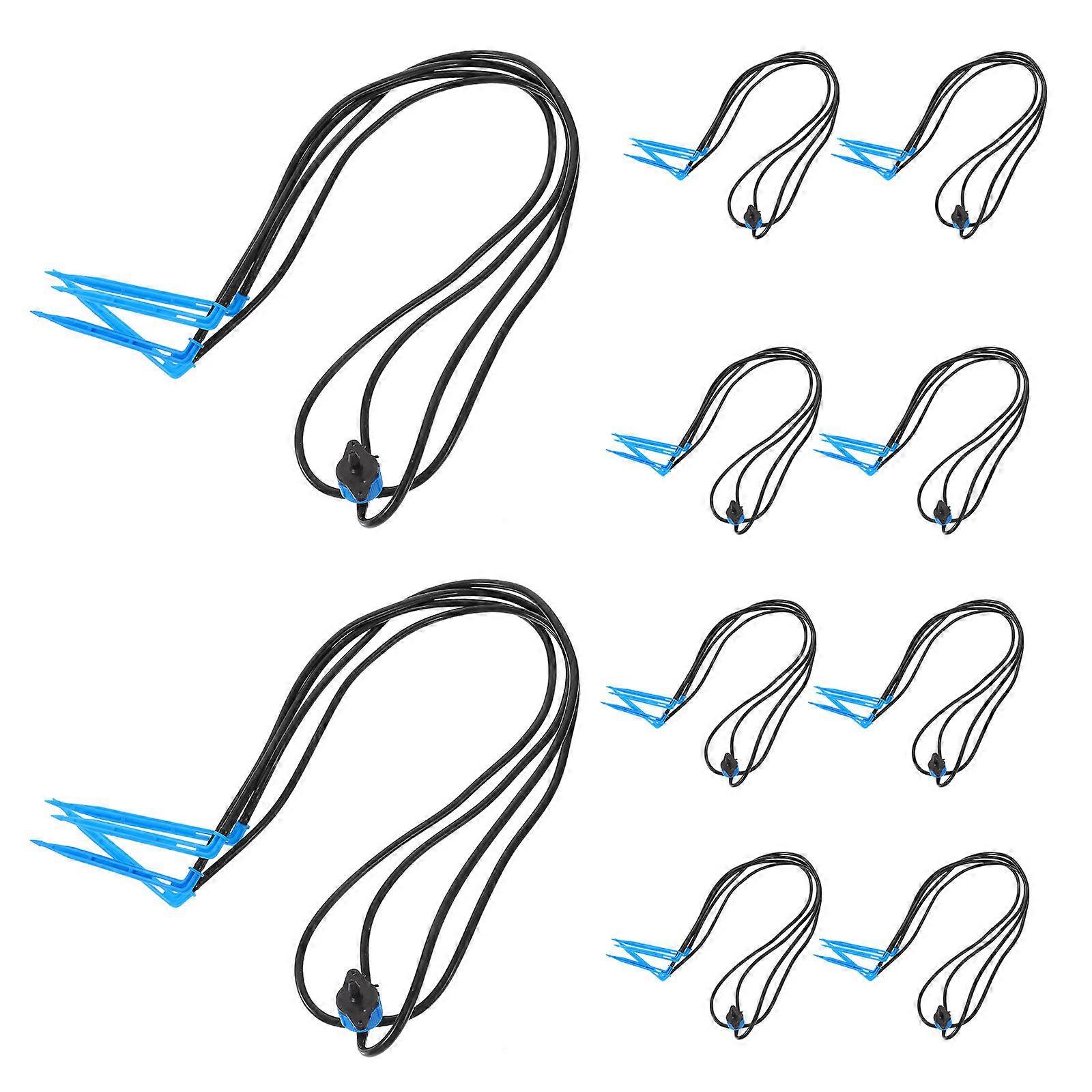 Pressure Compensated Irrigation Spray Nozzle 4-Head Water Current Stablizer 50Pcs