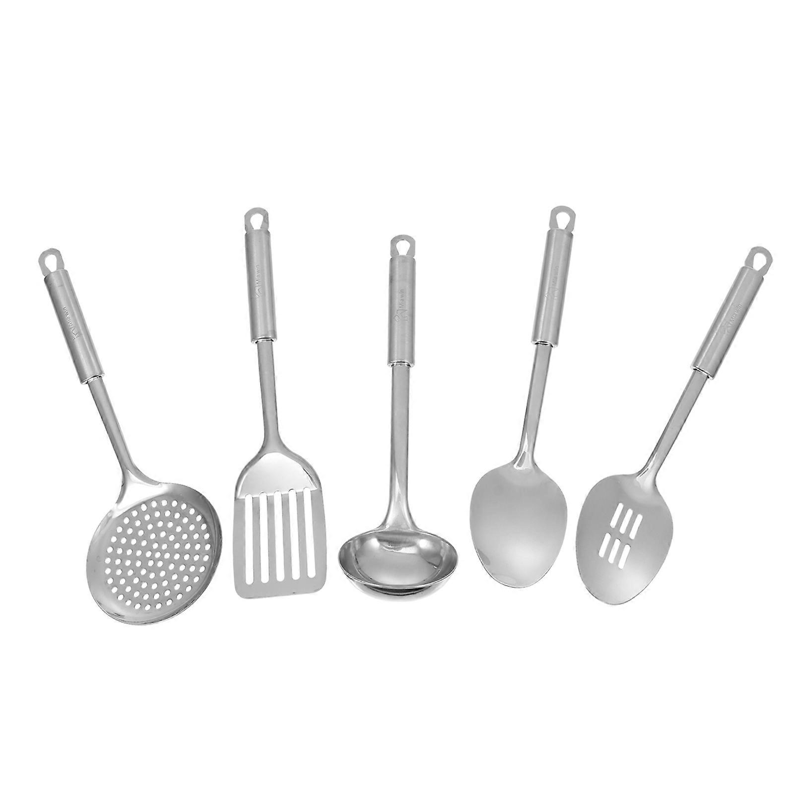 Stainless Steel Tablewares Cooking Tools for Kitchen 2Sets 5 Pieces