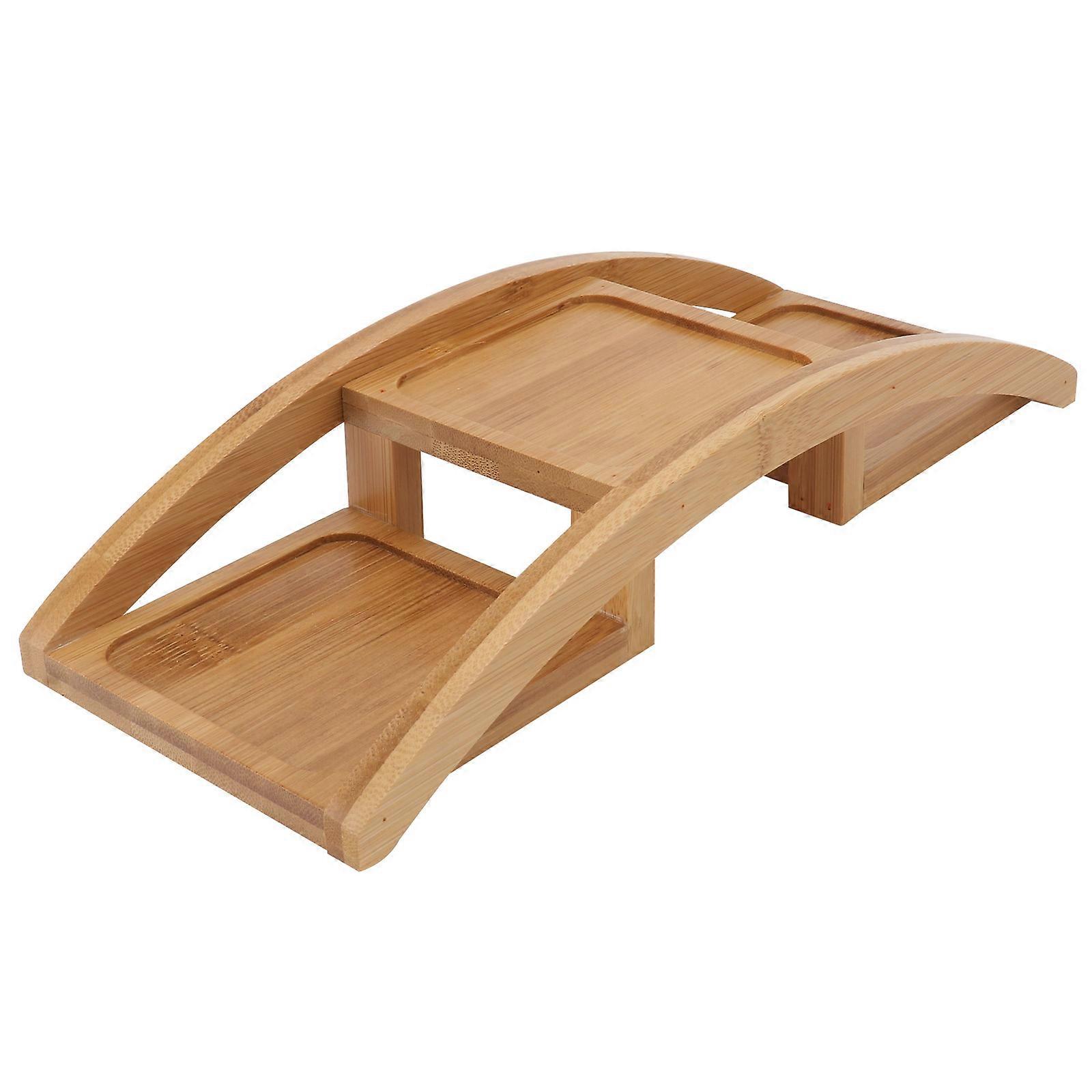 Flowerpot Rack Wooden Flowerpot Stand for Storage Use 3Pcs Assorted Color