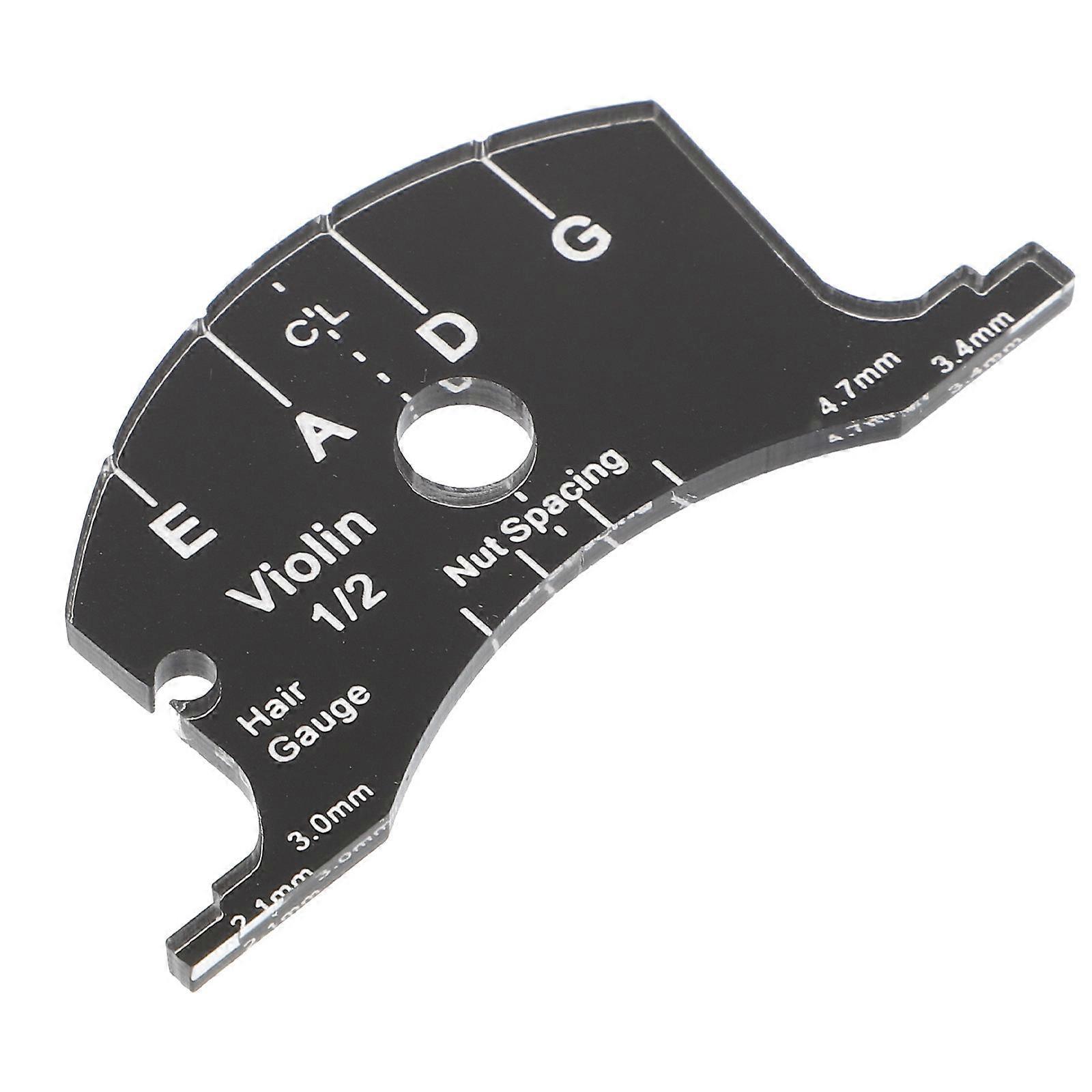 Practical Violin Bridge Accessory for Easy Use 1Pcs Black Template