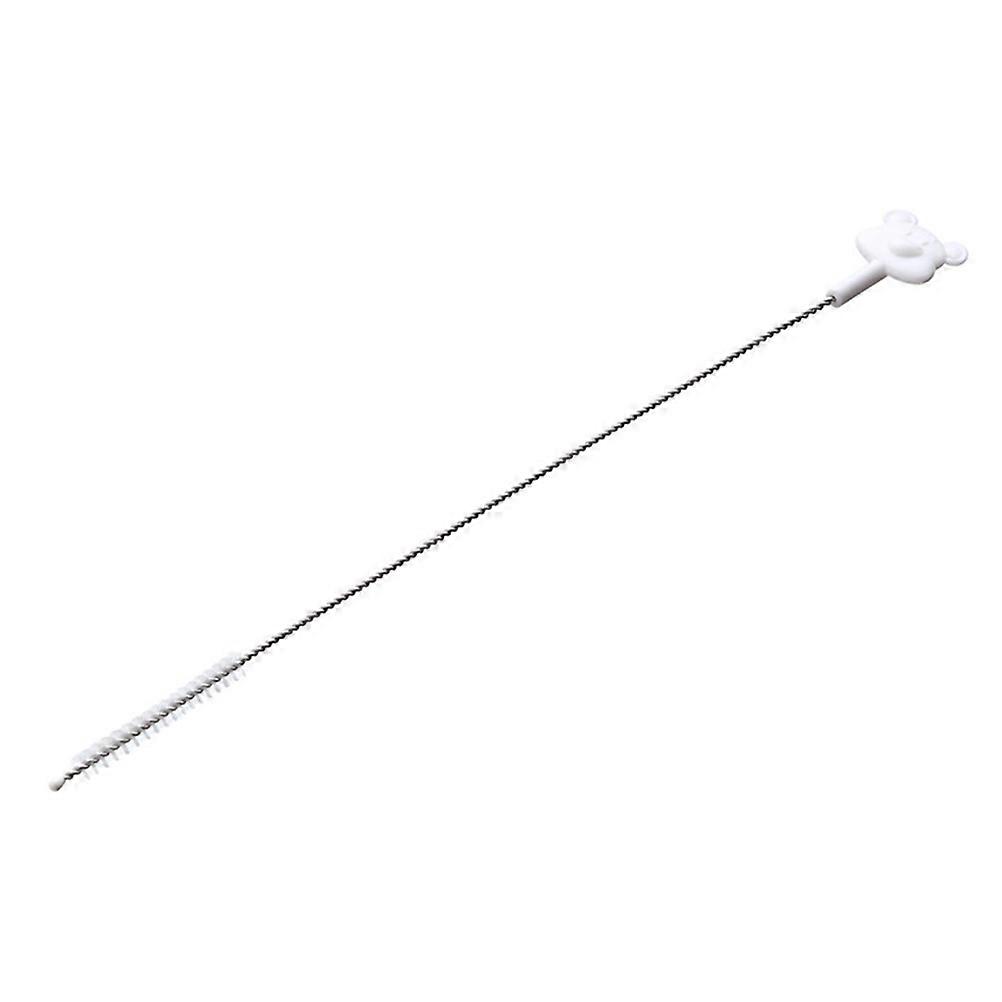 Straw Brush Drinking Straw Cleaning Brush for Bottle 3Pcs White Brushes