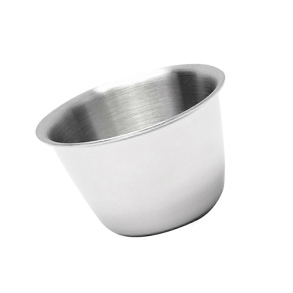 Pudding Mold Stainless Steel Baking Mold for Baking Easy Clean Silver