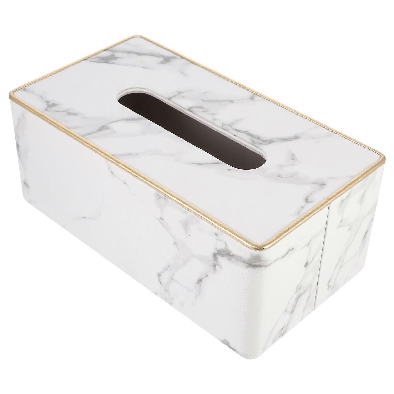 Tissue Box High-End Business Paper Container 2Pcs for Storage