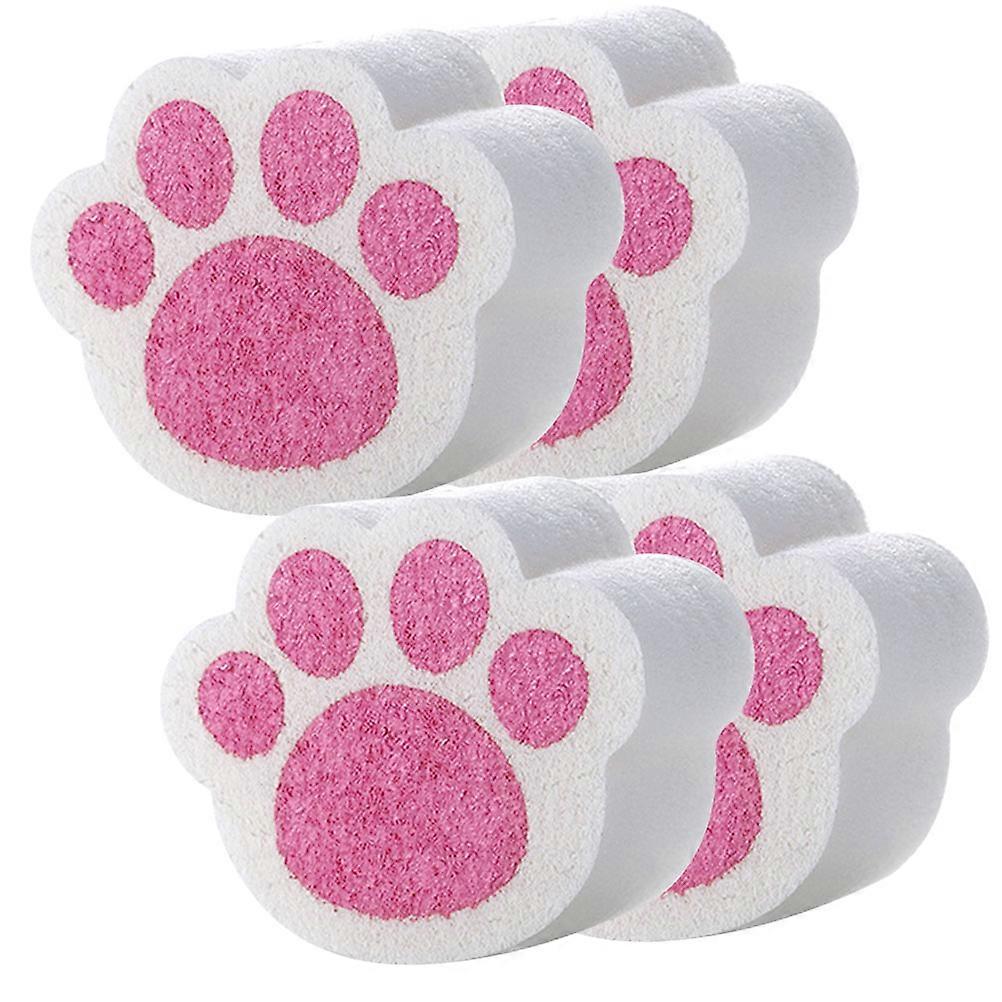 Mirror Cleaning Tool Cat Claw Sponge for Bathroom Use 12Pcs Set