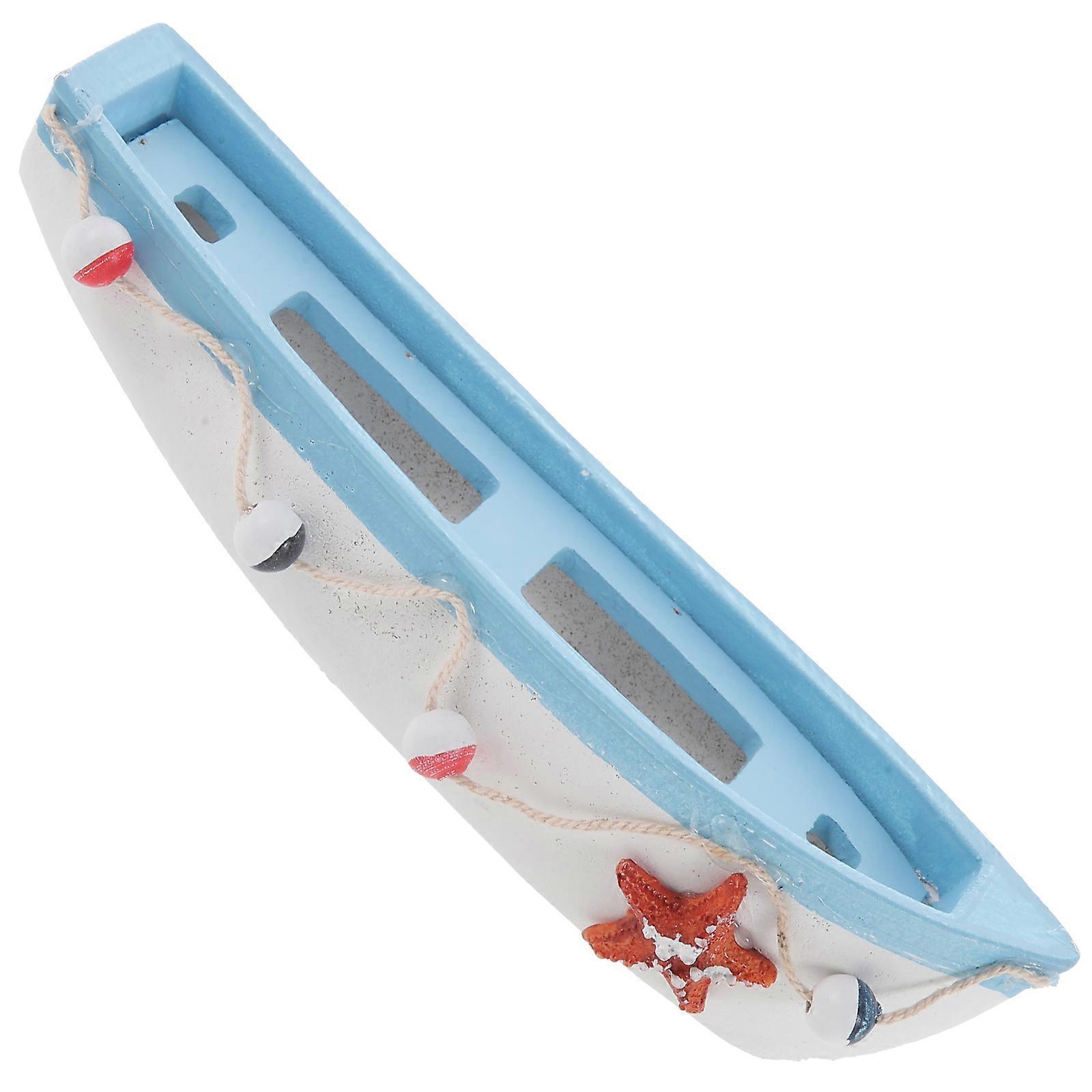 Mediterranean Style Sailboat Model 4Pcs Decorative Figurine Suitable For Parties And Nautical Events