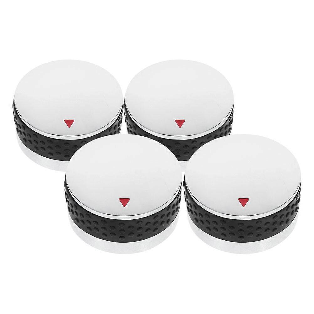 Plastic Gas Grill Knobs Replacement for Bbq Control 8Pcs Silver Round