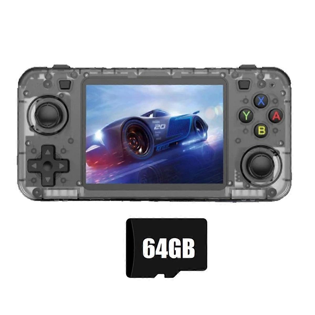 R36H Retro Handheld Game Console 64G 20000+Games Linux 3.5 Inch Portable Pocket Video Player for Kid