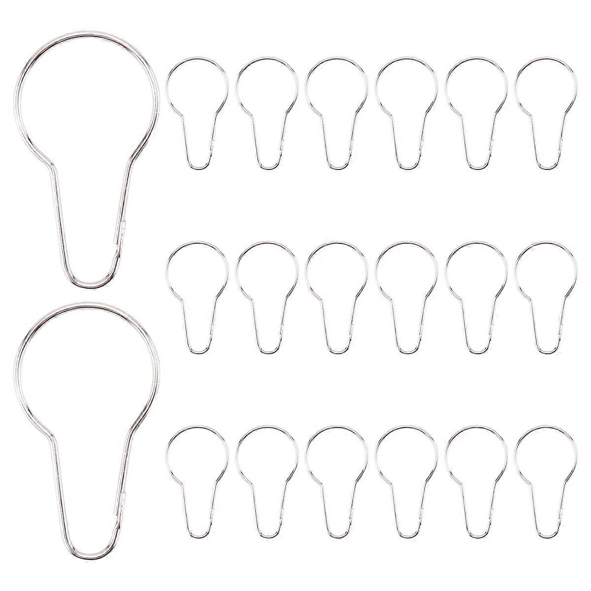 20Pcs Fishing Swivel Release Clip with Ring