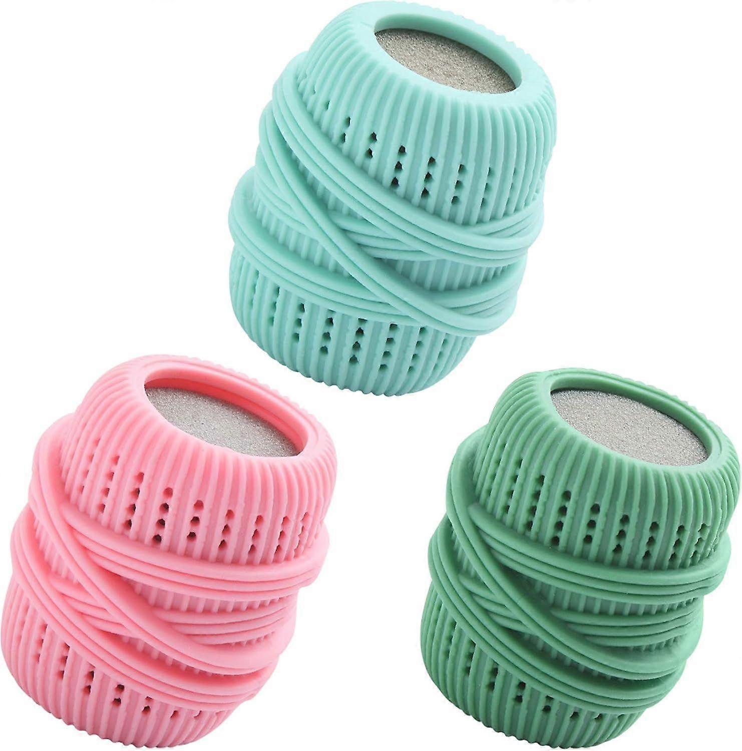 3 Pieces Laundry Balls Cylindrical Laundry Balls for Washing Machine