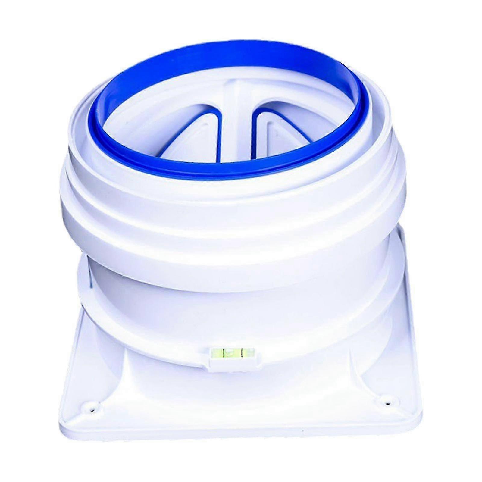 Backdraft Damper Draft Blocker Vent with Flange Wall Shutter Odor Resistant