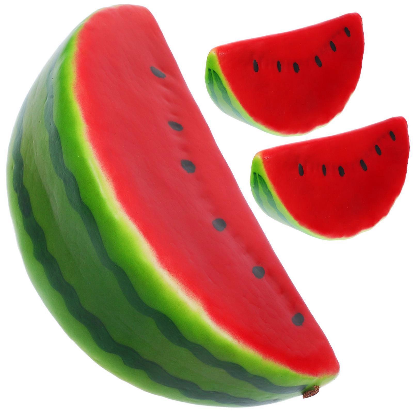 Photography Props Artificial Watermelon Slice Model for Display 9Pcs