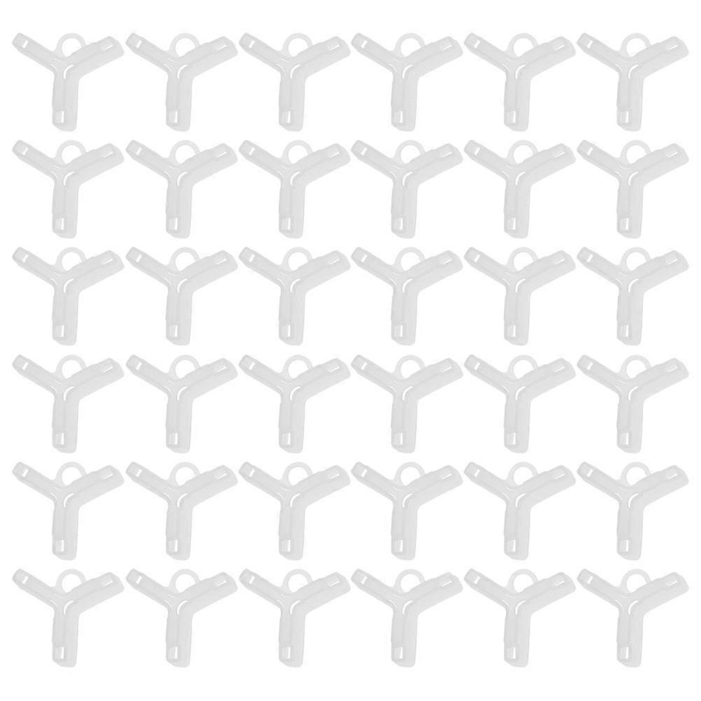 Anti Scratch Hook Cover Triple Hook Cap for Protection 300Pcs White