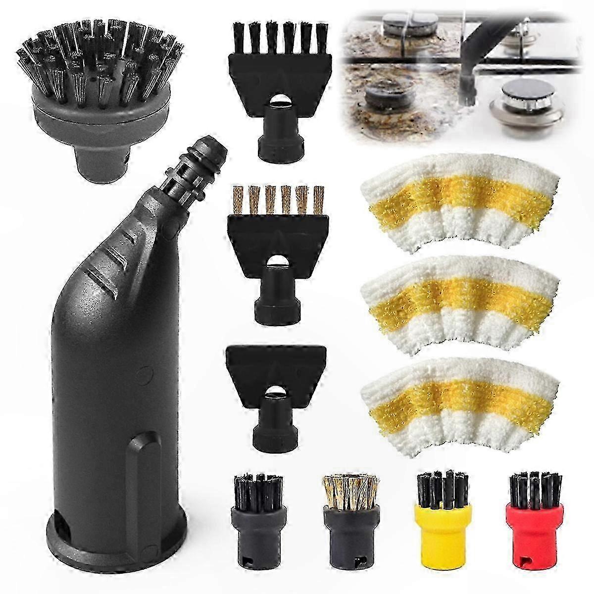 Easyfix SC1-SC5 Steam Cleaner Round Brush Accessory Set