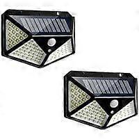 100LED Solar Lamp IP65 Waterproof Outdoor - 2 Pack