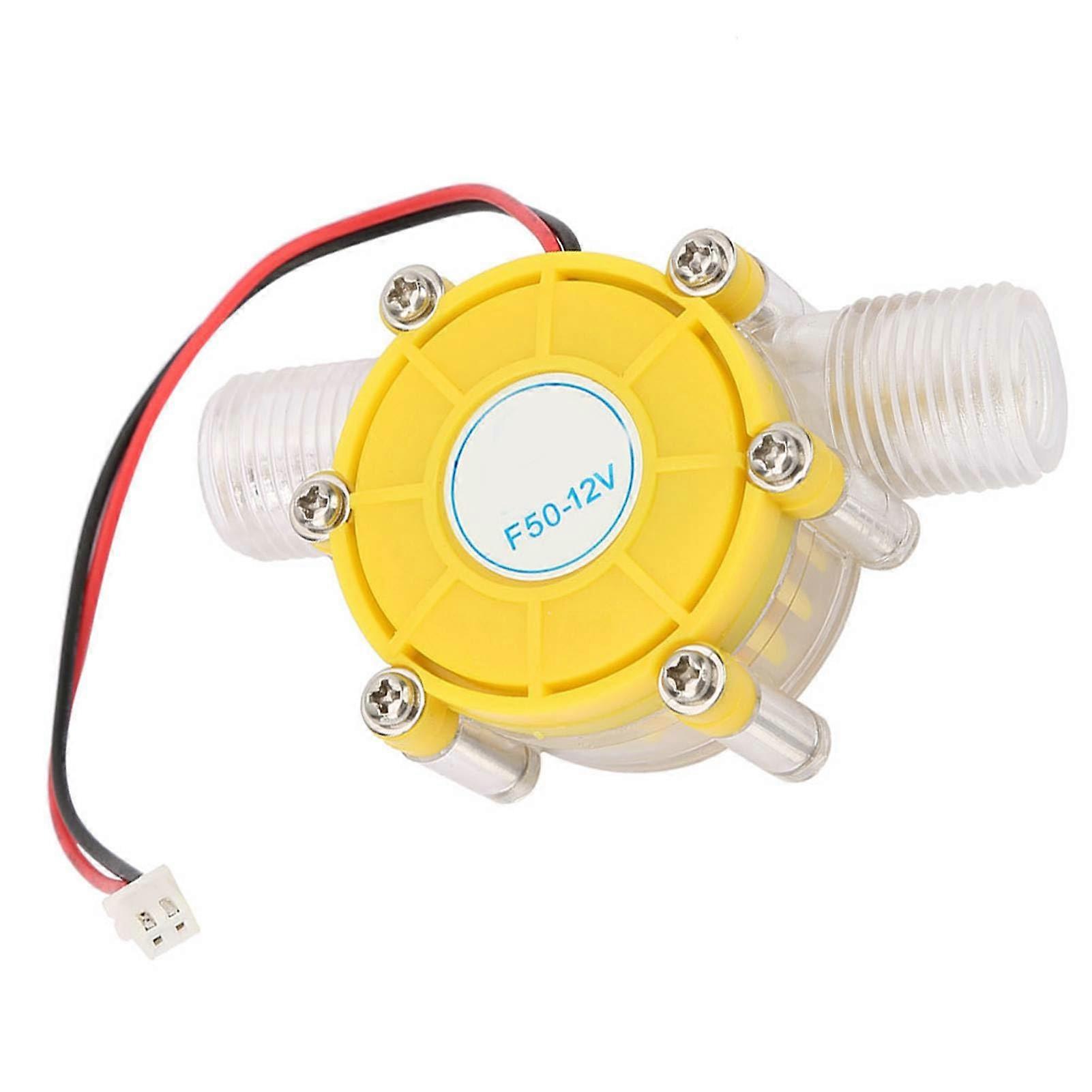 Micro Hydro Hydroelectric Generator For Home Use F50 12V Transparent Yellow Model F50 12V Water Turbine
