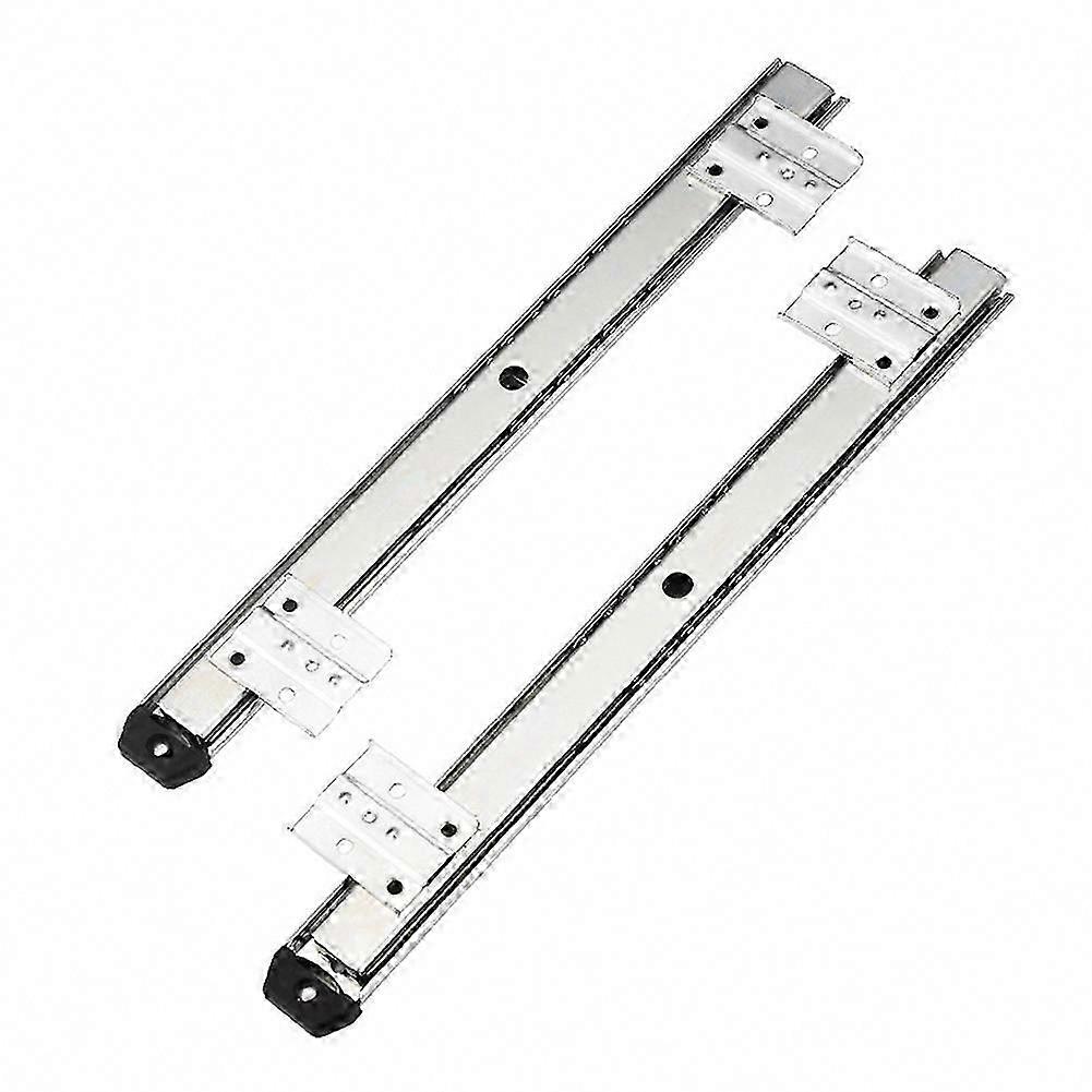 35Key Adjustable Side Mount Underdesk Keyboard Drawer Slide Rail Track for Computer Desk Tray
