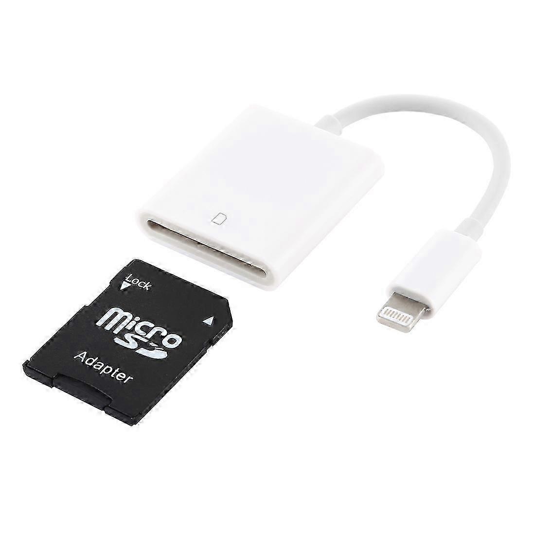 25-26 NK105 8 Pin to SD Card Camera Reader Adapter, Compatible with IOS 9.1 and Above Systems