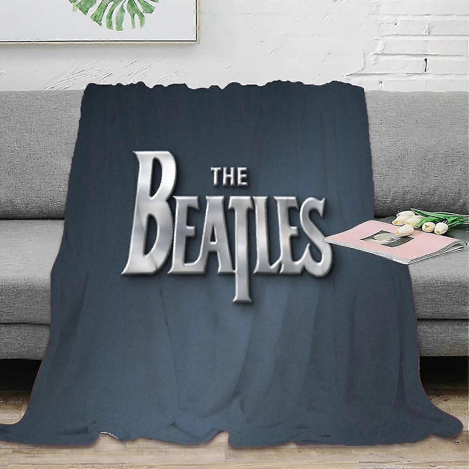 Tæppe Blødt Hyggeligt Flanneltæppe 3D The Beatles Tyk Varm Fleece Tæppe Seng Sofa Tv Tæppe Efterår/vinter Blødt Tæppe Til Voksne Azx