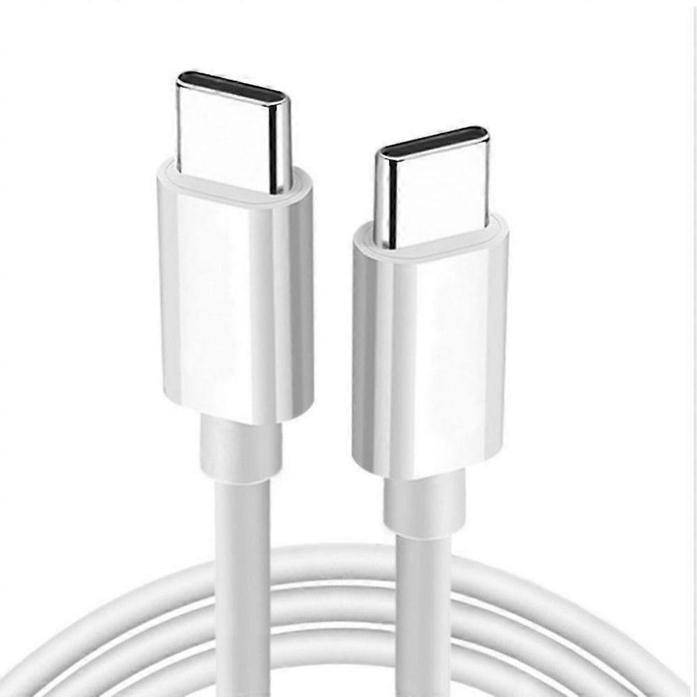 USB Type-C to USB Type-C 2.0 Charger Cable - 3-Foot, White