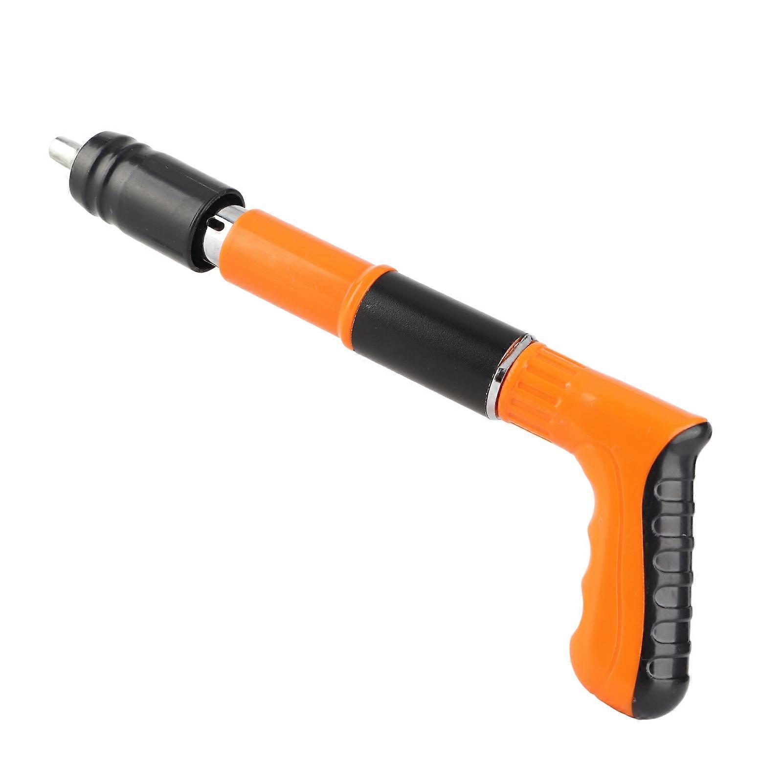 Nail Shooting Machine Mini Portable 5 Speed Adjustable Nails Wall Fastening Tool with 200 Nails for Camera Hanging Picture Installation 