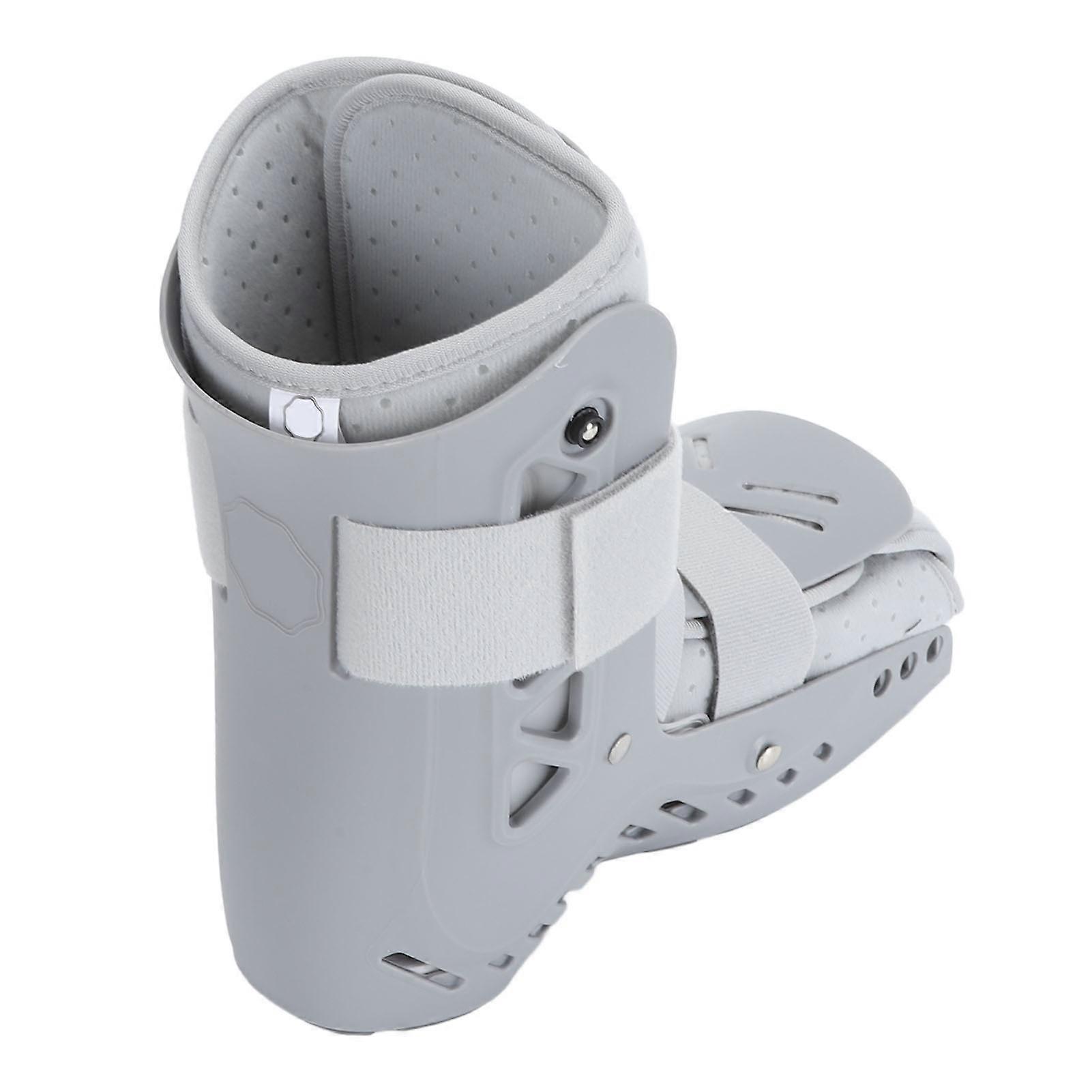 Walking Boot with Air Pump Fully Wrap Stable Support Soft Comfortable for Sprained Ankle Broken Foot Tendonitis L 44‑47 Size Left Foot