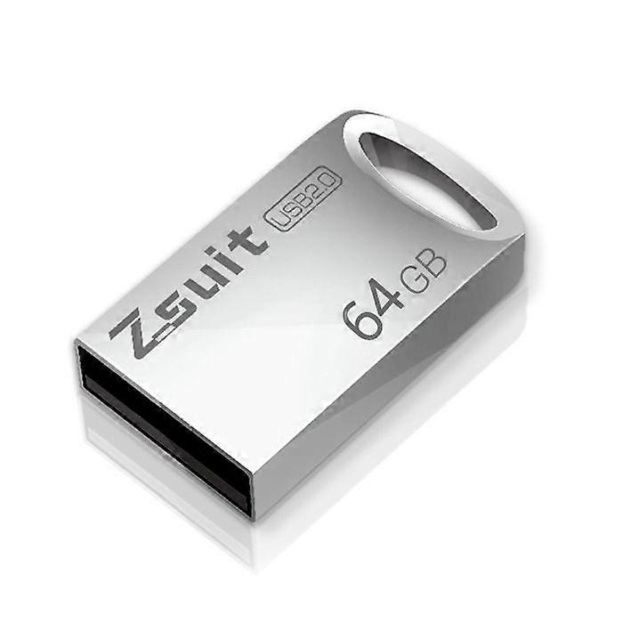 64GB USB 2.0 Mini Metal Ring Shape USB Flash Disk