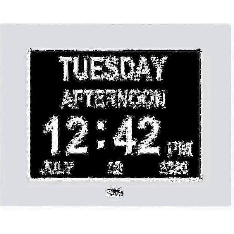 Digital Dementia Clock Calendar Clock Day Date Clock Large Display Large Clear Unabbreviated Time And Date LONG