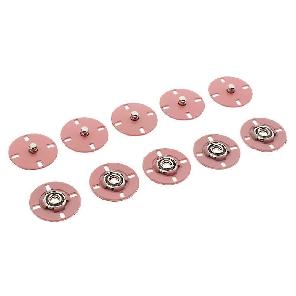 5 sets metal sew on snaps snaps button 21mm sky blue