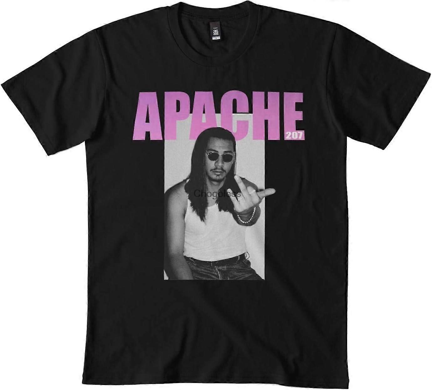 Apache-207-Classic-T-Tričko-7DMN-černé. Černá barva 932