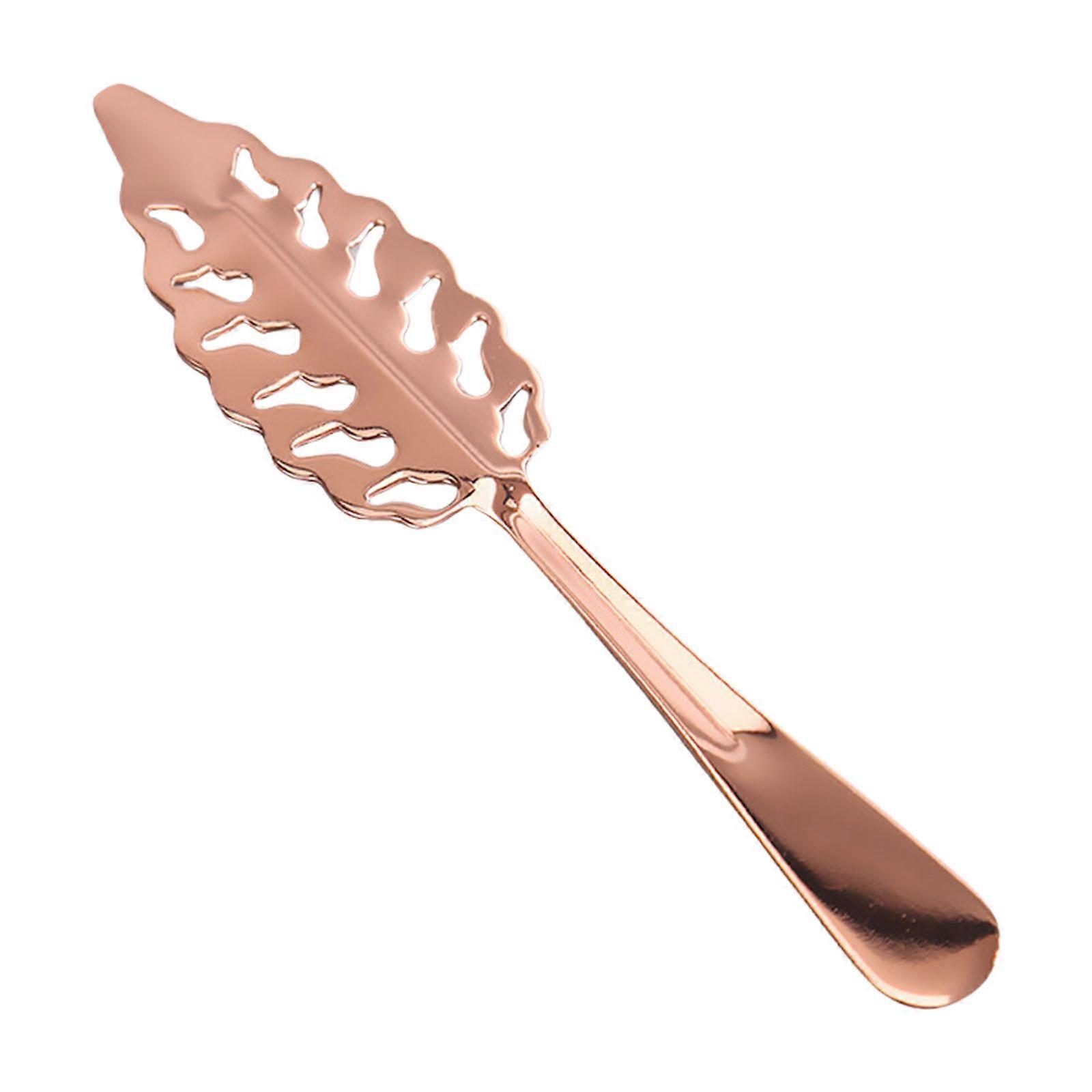 High Temperatures Resistant 304 Nonrust Steel Strainer Spoon With Accuracy Holes For Puree Straining and Filtering Multicolor